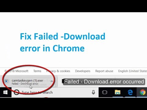 Google chrome failed network error